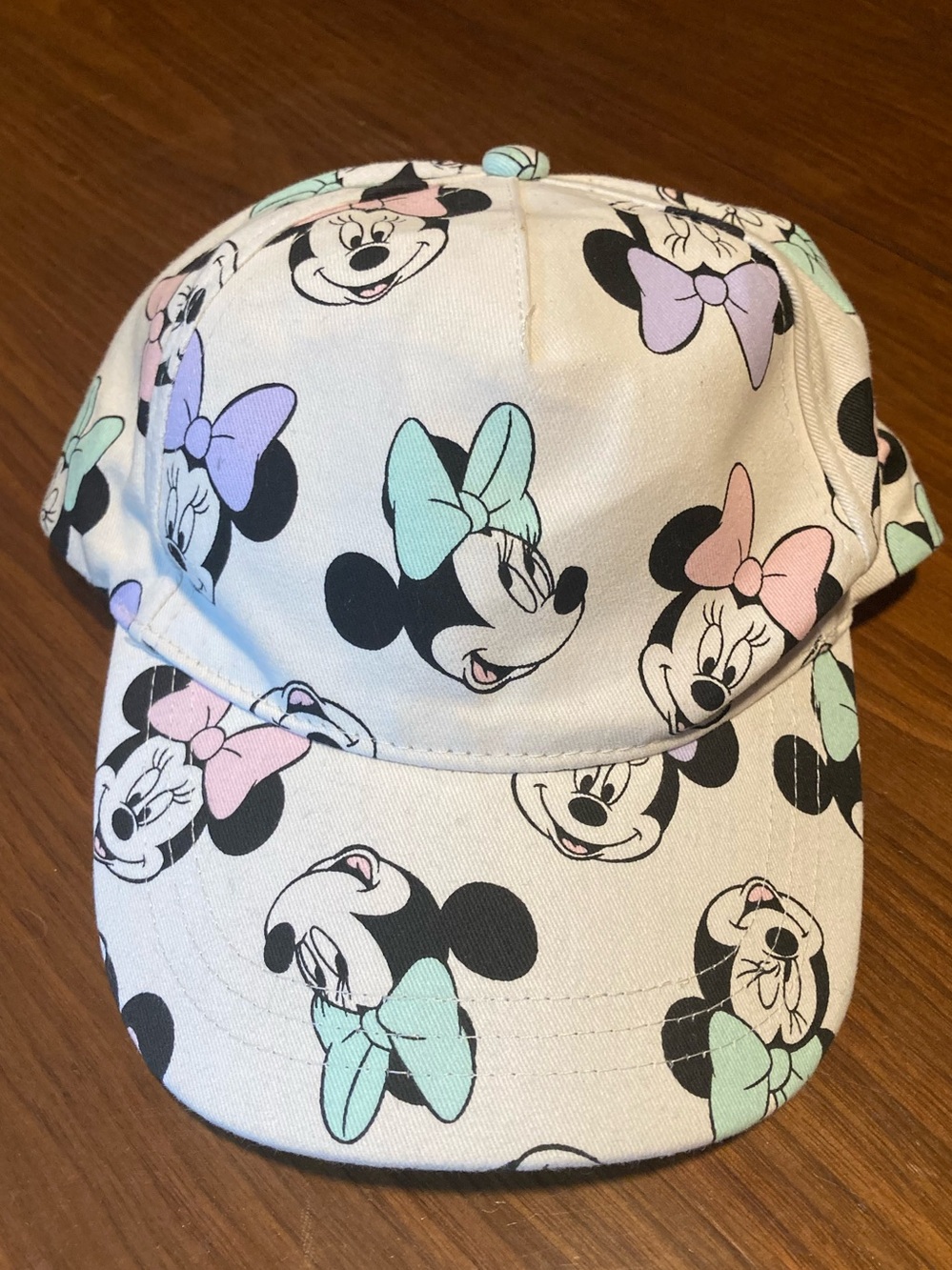 Disney Minnie Mouse Cap - Pink and Mint Highlights - Women Baseball Hat - NWOT